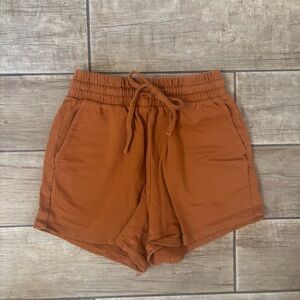 Zenana Outfitters Terracotta Athletic Shorts